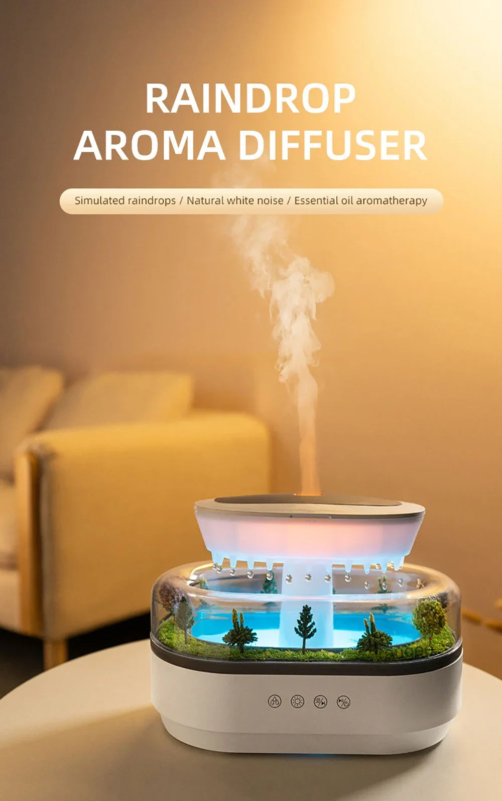 Cloud Rain Humidifier & Diffuser