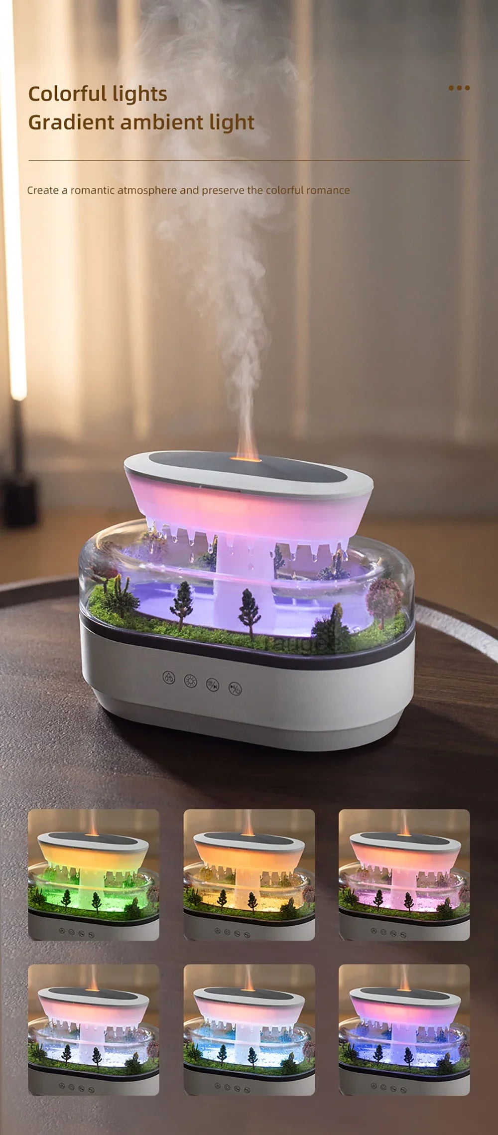 Cloud Rain Humidifier & Diffuser